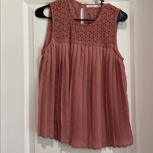 Mauve pink dress tank top.